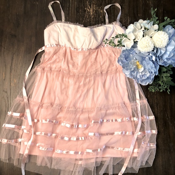 Laced Flow Mini Dress - Picture 1 of 6